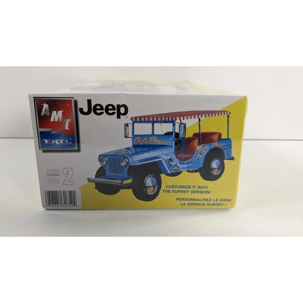 AMT Ertl Hogan's Heroes World War II Jeep 1/25 Scale Model Kit 31752 Sealed